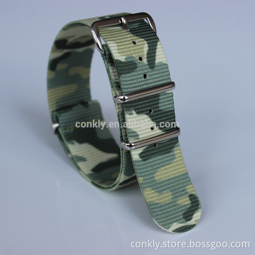 22mm wholesales camo nylon nato watch straps manufacturer